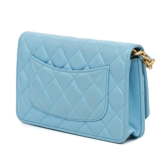 Chanel Quilted Lambskin Candy Chain Wallet on Chain