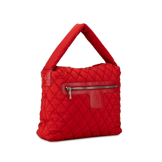 Chanel Quilted Nylon Coco Cocoon Hobo (SHG-nkGhWx)