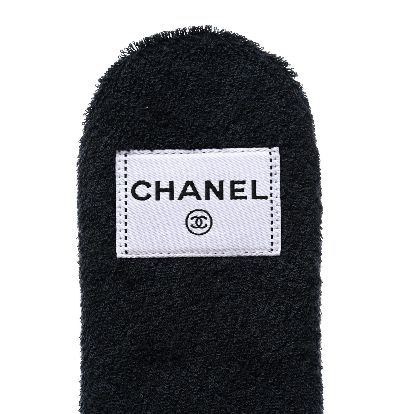 CHANEL CC SHEARLING SLIDE FLAT MULES