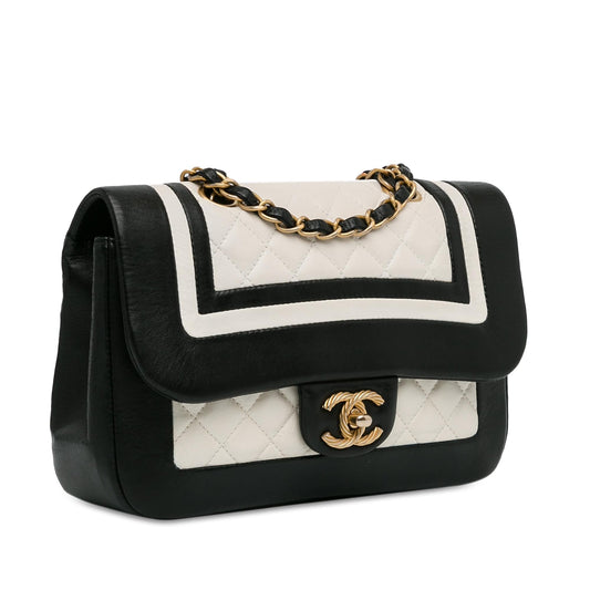 Chanel Small Bicolor Lambskin Paris Cosmopolite Flap (SHG-yTuQ45)