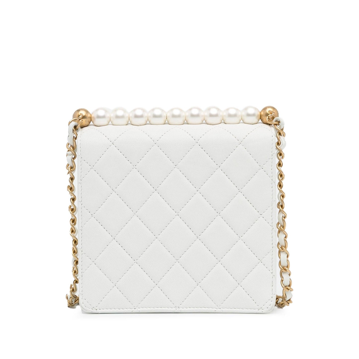 Chanel Small Lambskin Chic Pearls Flap (SHG-aY4p5K)