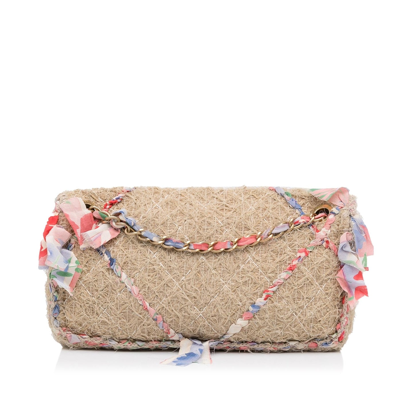 Chanel Small Multicolor Organic Flap Crossbody (SHG-YTwNFn)