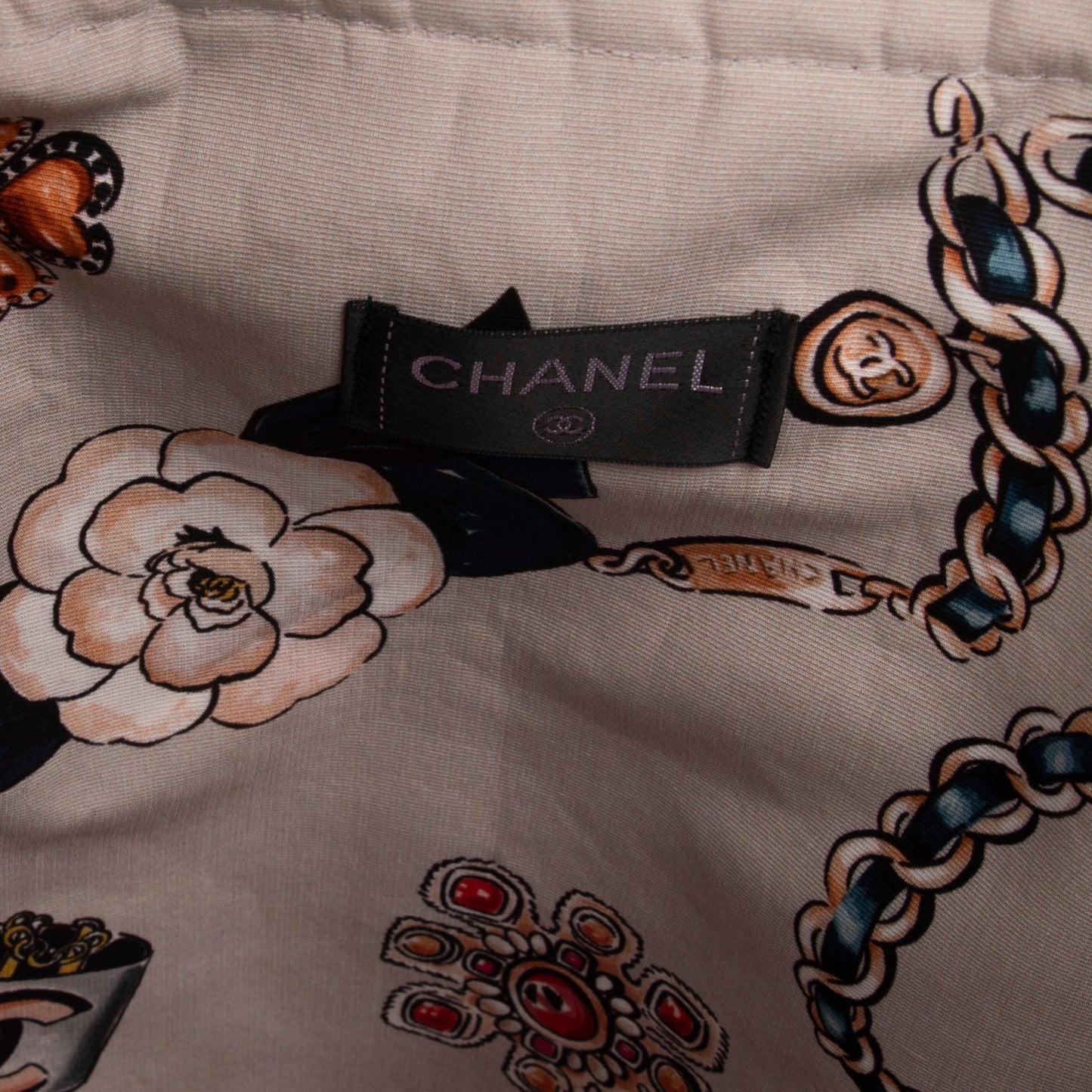 Chanel Terry Cloth Beach Tote