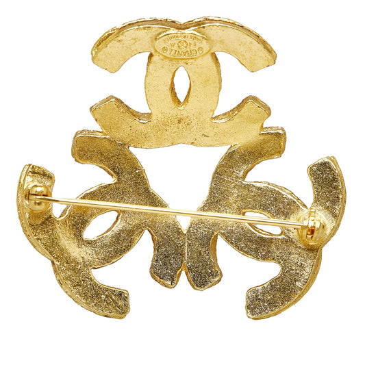 Chanel Triple CC Brooch (SHG-ZLQKh1)