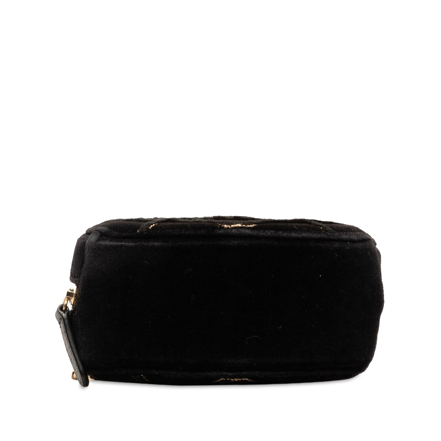 Chanel Velvet Pearl Sequin Round Crossbody