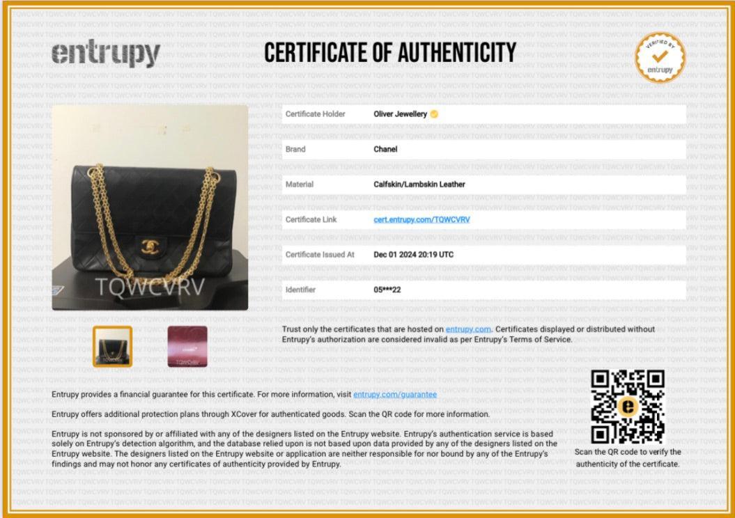 Chanel Vintage Black Quilted Lambskin Leather Bijoux Chain Medium Double Flap Bag