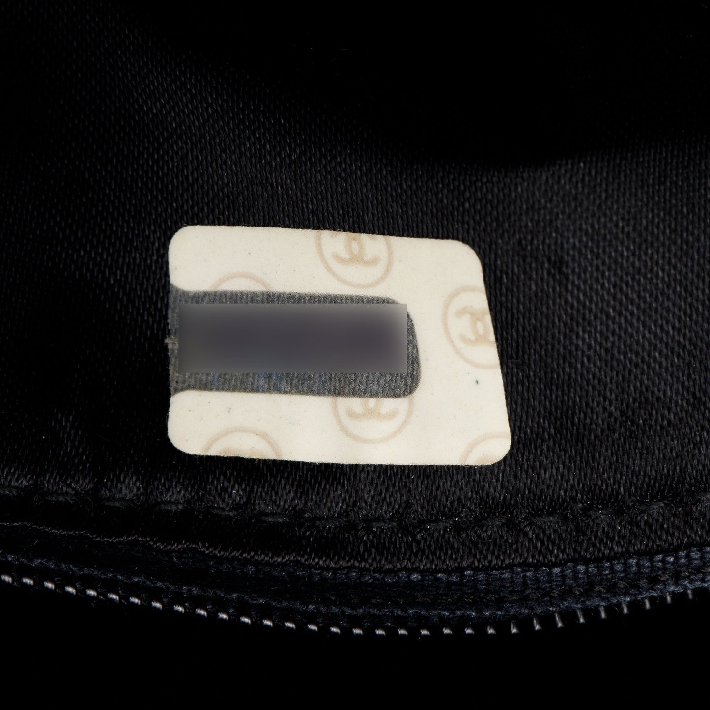Chanel Vintage Black Quilted Lambskin Leather CC Tassel Camera Bag