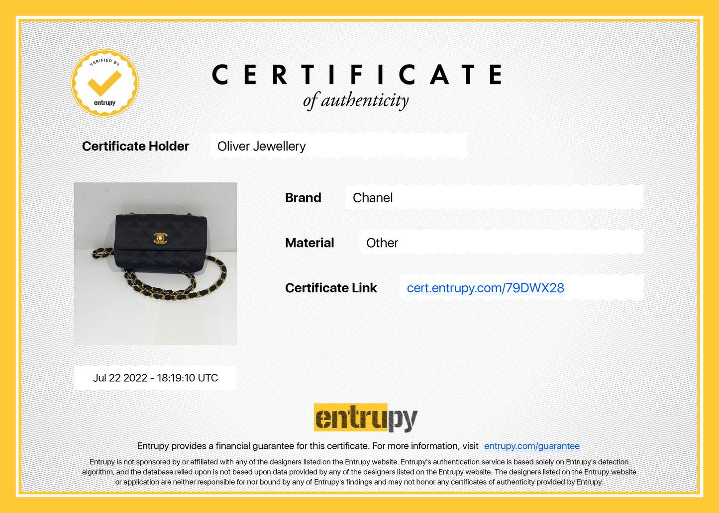 Chanel Vintage Quilted Satin Extra Mini Flap Bag