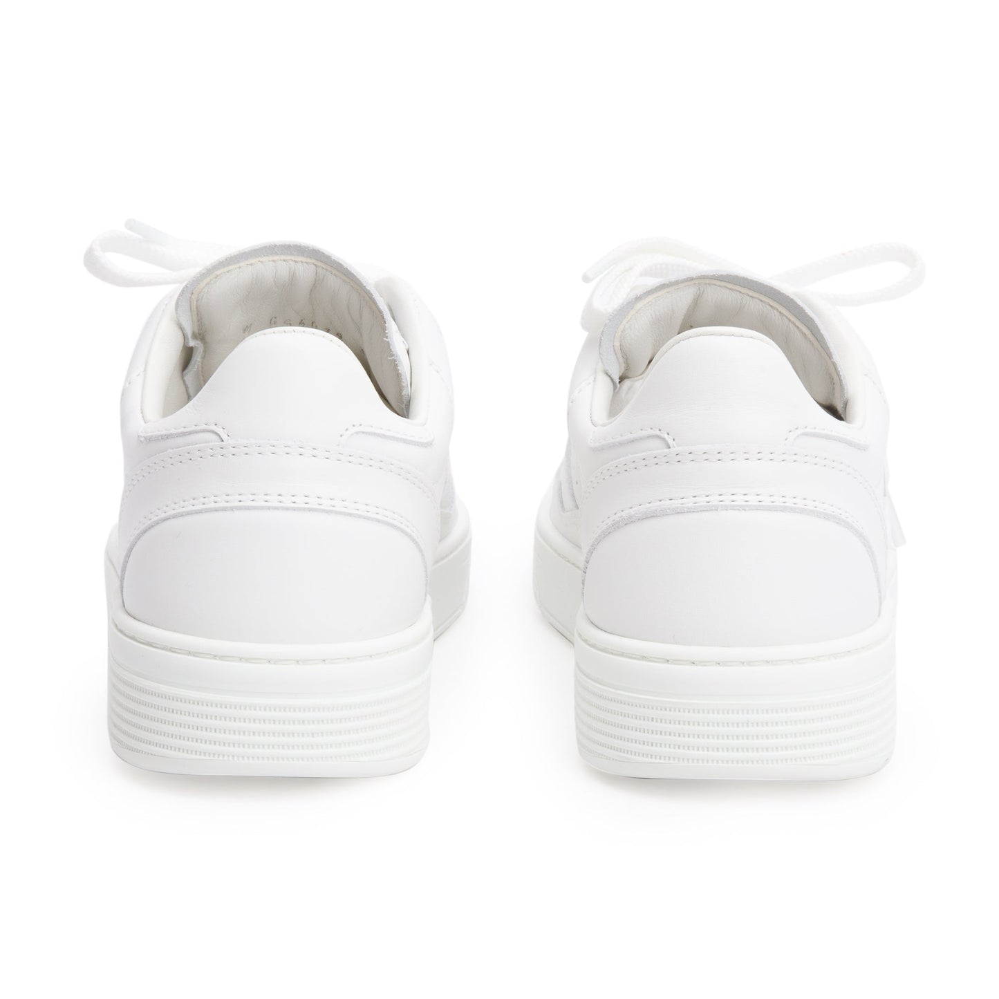 Chanel White Calfskin Leather CC Logo Low Sneakers, Size 37.5