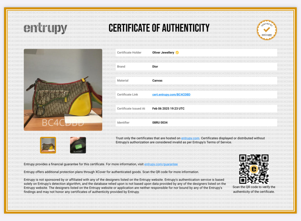 Christian Dior Brown Diorissimo Rasta Double Saddle Bag