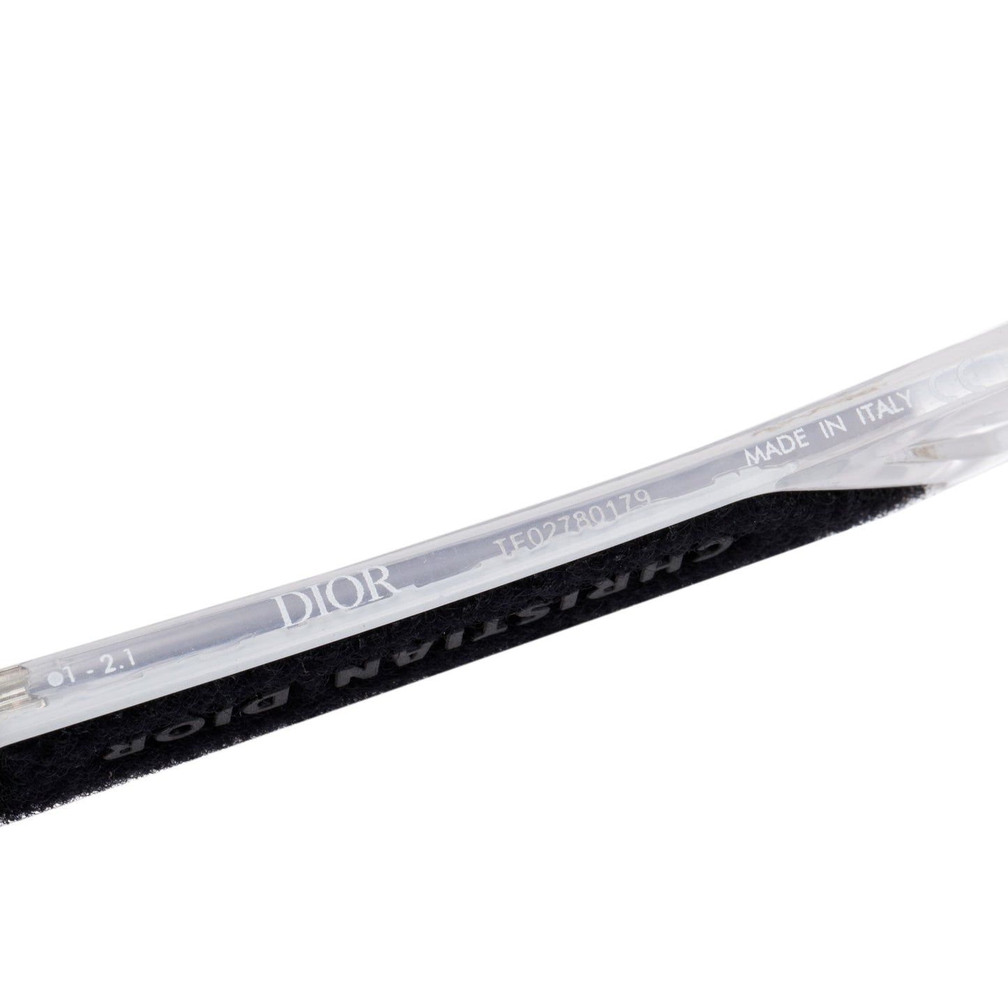 Christian Dior Clear Acetate Diorxtreme M2U Shield Sunglasses