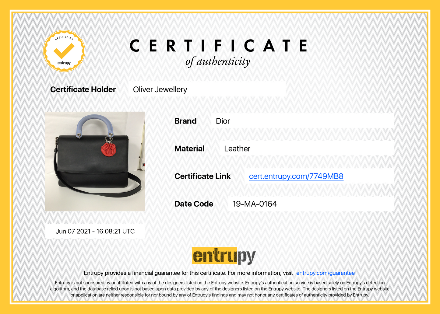 Christian Dior Medium Tri-Colour Be Dior Flap Bag