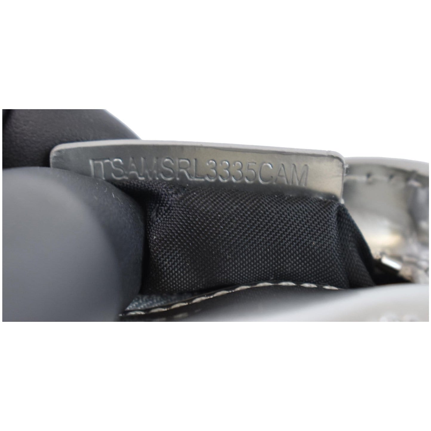 BURBERRY Trench Patent Leather Charm Coin Purse Bag Black/Silver - Final Sale
