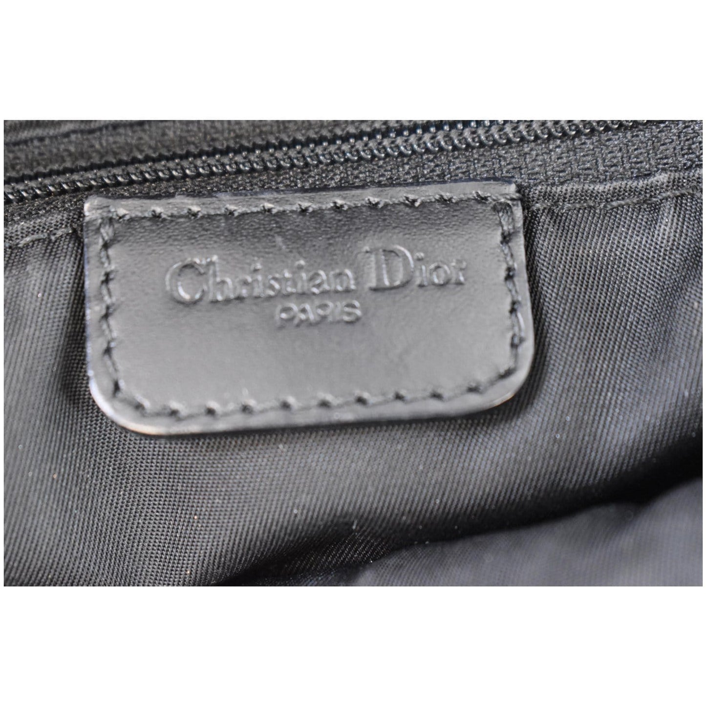 CHRISTIAN DIOR Saddle Oblique Jacquard Shoulder Bag Black - 15% OFF