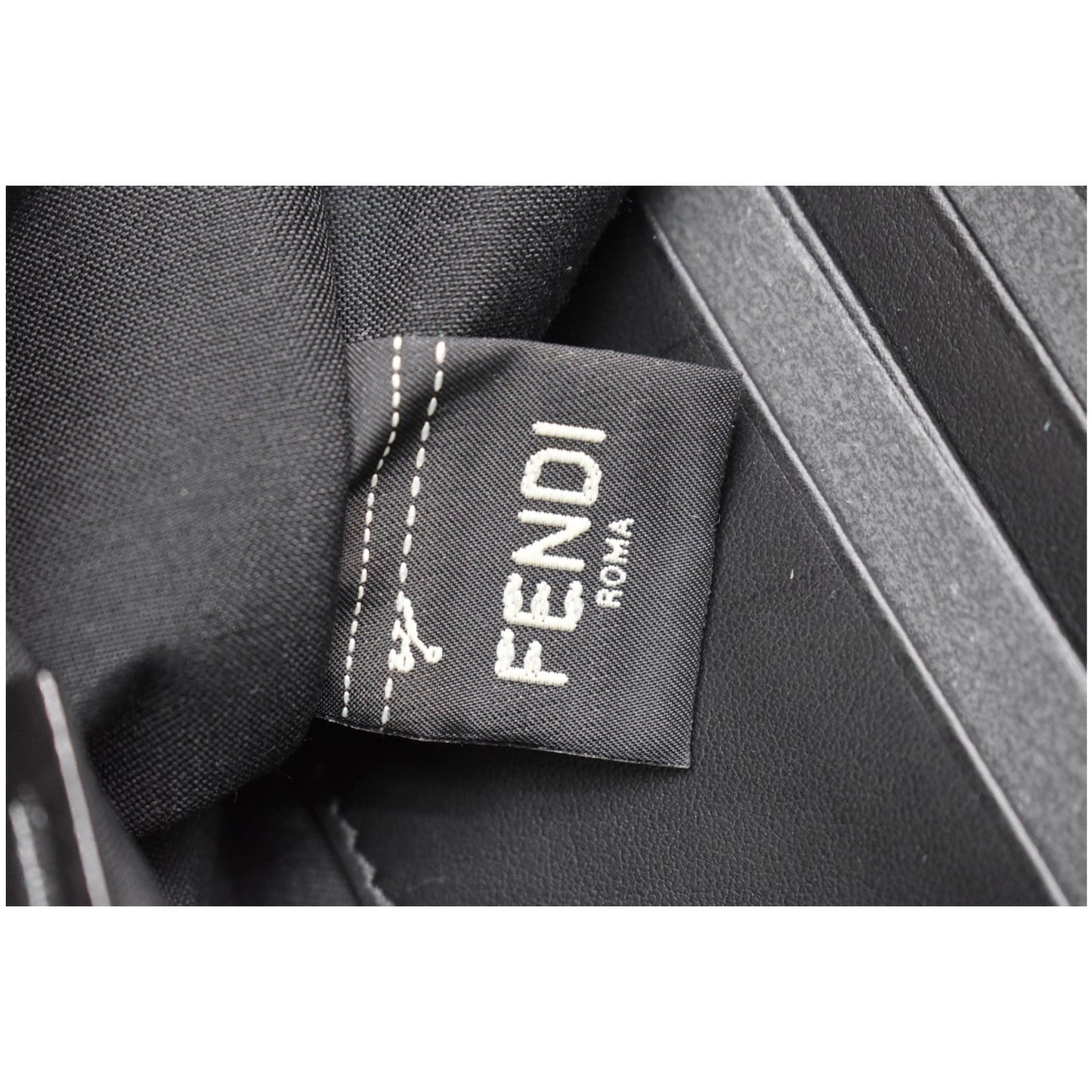FENDI Camouflage FF Print Nylon Wristlet Pouch Multicolor