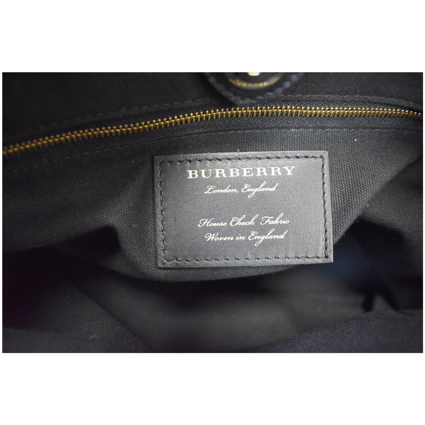 BURBERRY Small Banner Beasts Print Leather Satchel Bag Blue