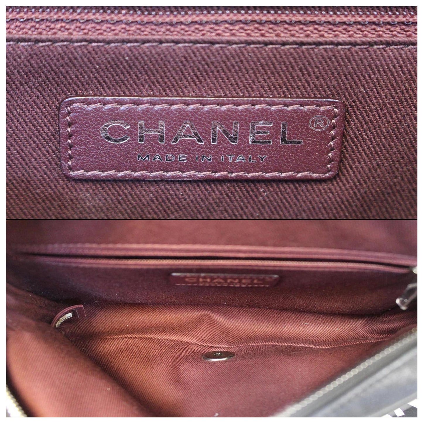 CHANEL CC Quilted Leather Flap Crossbody Bag Black