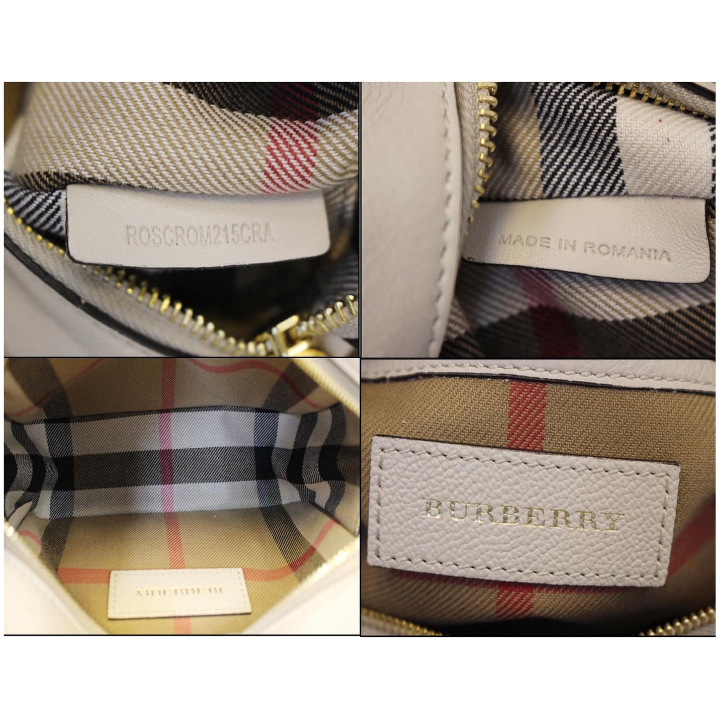 BURBERRY Small Buckle Crossbody Bag Limestone