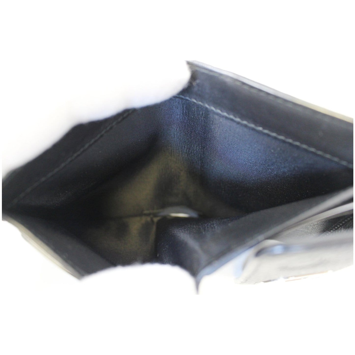 Christian Dior Noir Black Leather Wallet - Last Call