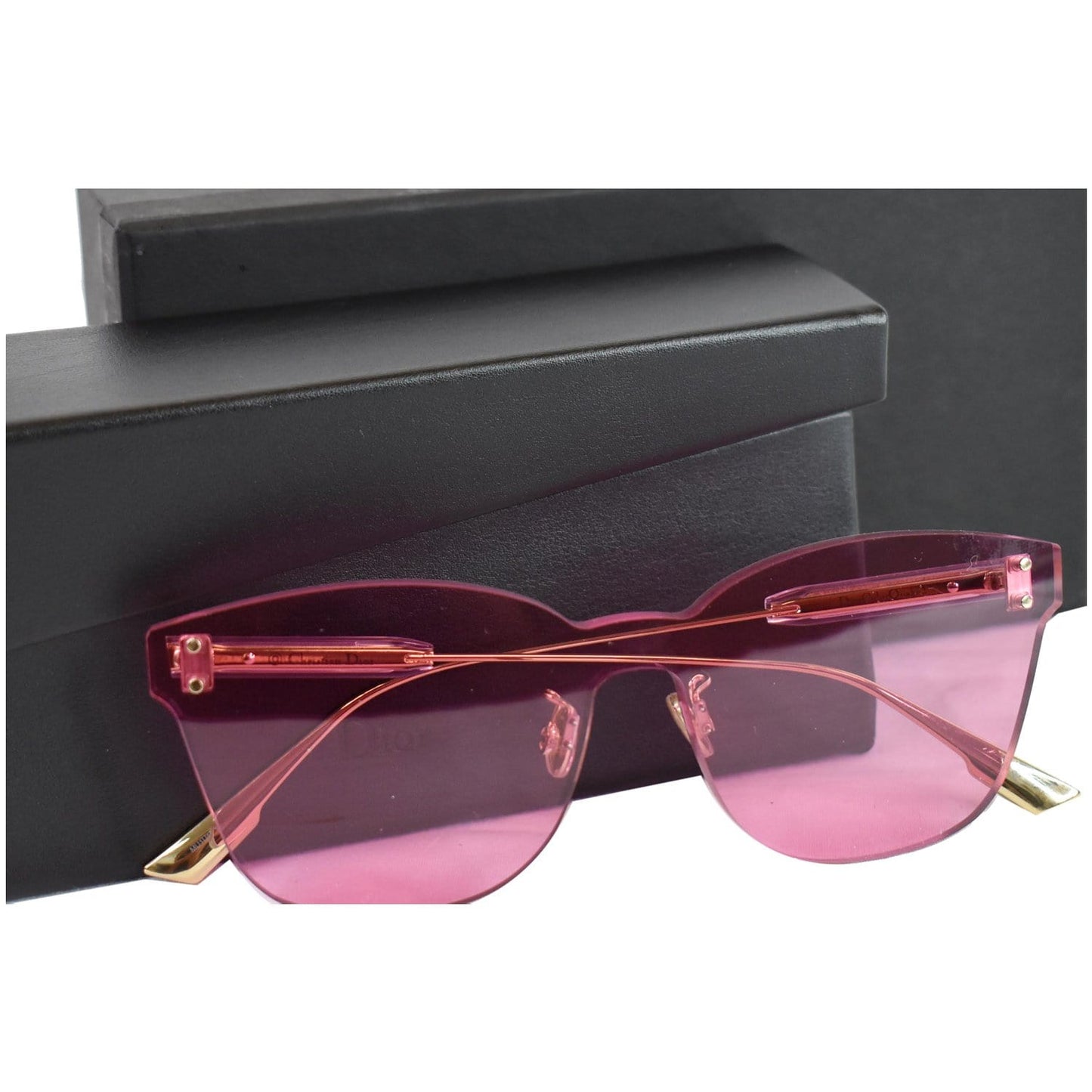 CHRISTIAN DIOR 49 MM Pink Shield Sunglasses DIORCOLORQUAKE2MU1