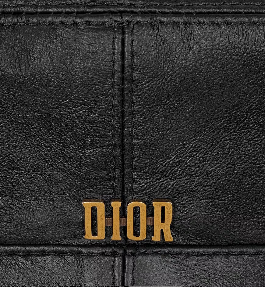 CHRISTIAN DIOR D-DREAM LAMBSKIN LEATHER BERET
