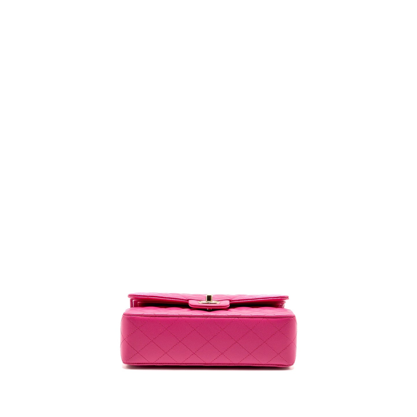 Chanel Small Classic Double Flap Bag Caviar Pink LGHW (Microchip)