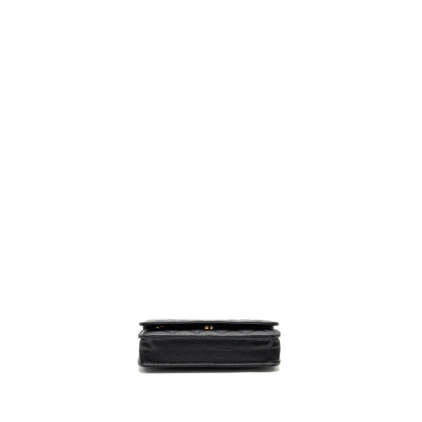 CHANEL Classic Wallet On Chain Caviar Black GHW