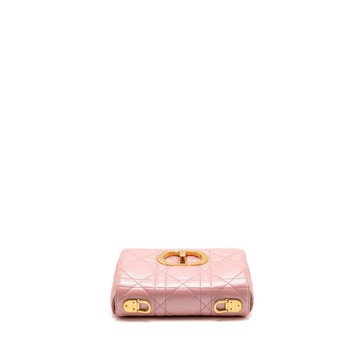Dior Small Soft Caro Purse Lambskin Melocoton