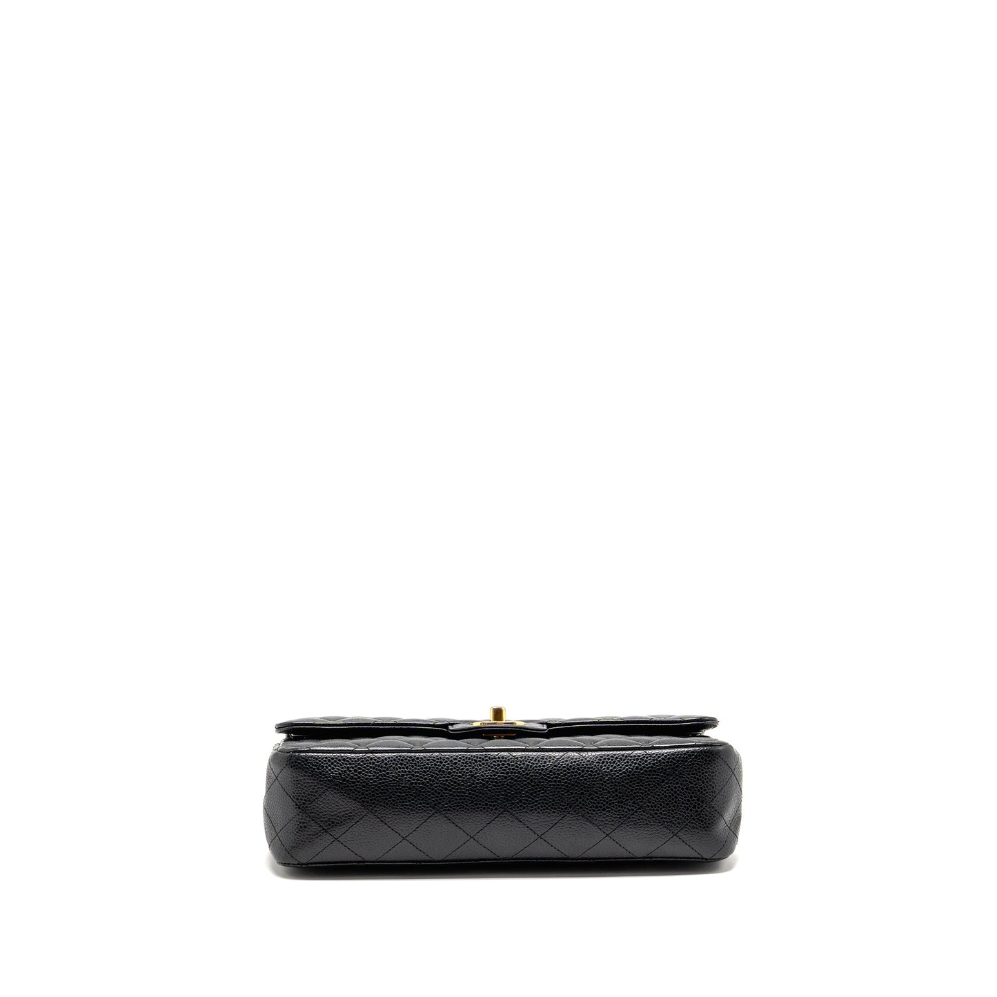 Chanel Medium classic double Flap Bag Caviar Black GHW