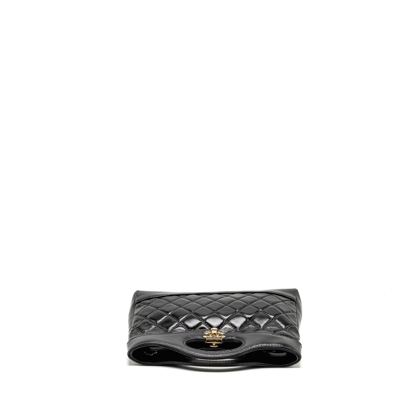 Chanel Mini 31 Bag Shiny Lambskin Black LGHW (Microchip)