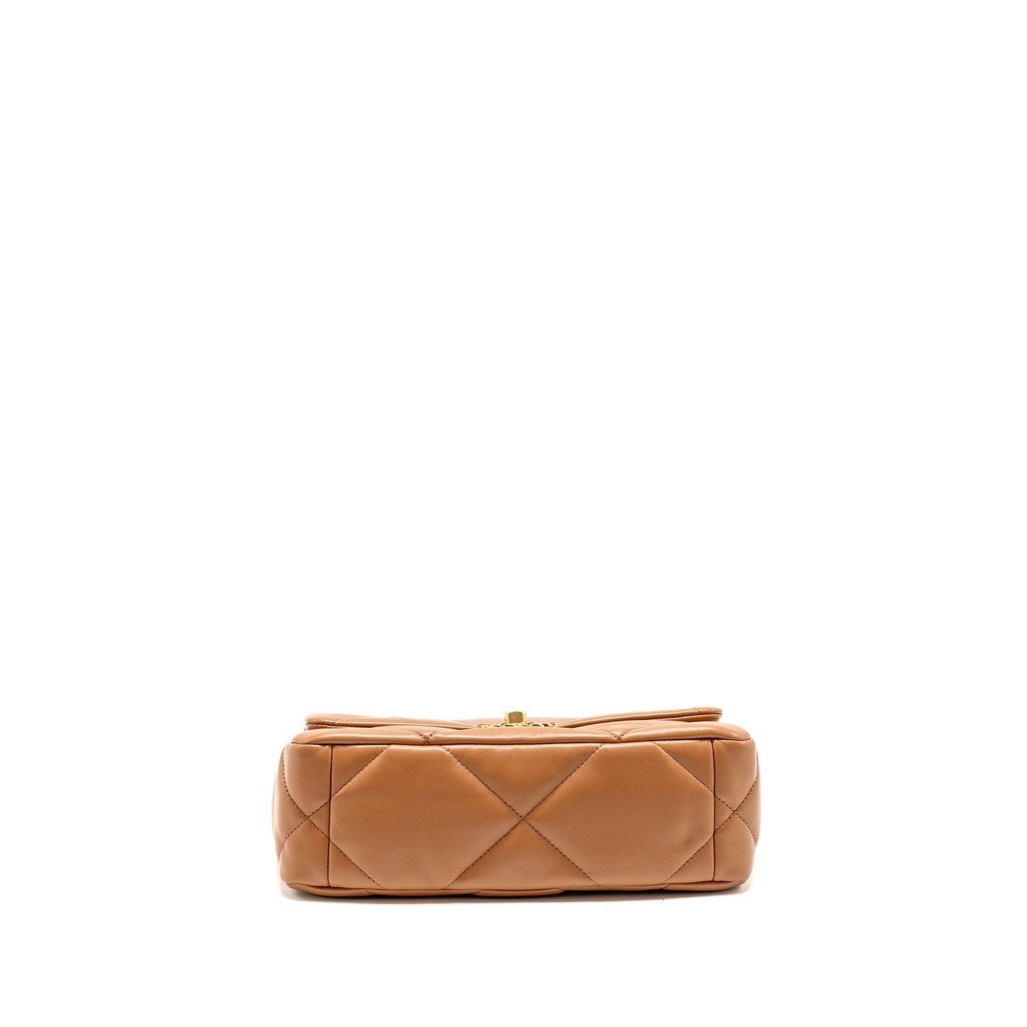 Chanel Small 19 Bag Lambskin Caramel Multicoloured Hardware (Microchip)