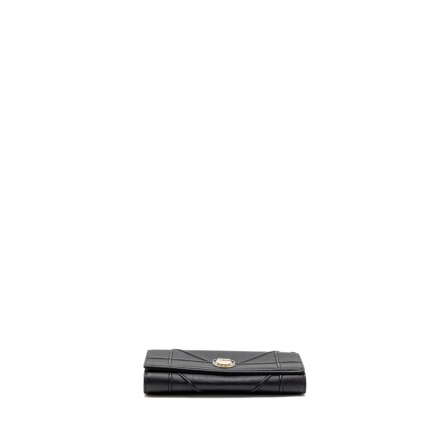 Dior Diorama wallet with Chain calfskin black