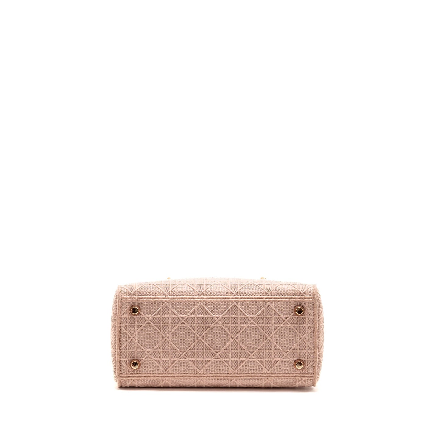 Dior Medium Lady D-Lite Purse Cannage Embroidery Rosewood