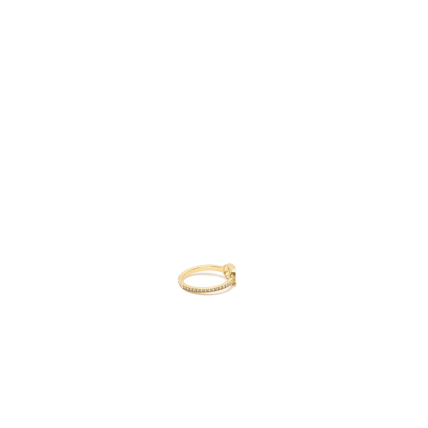 Dior size L ring gold tone