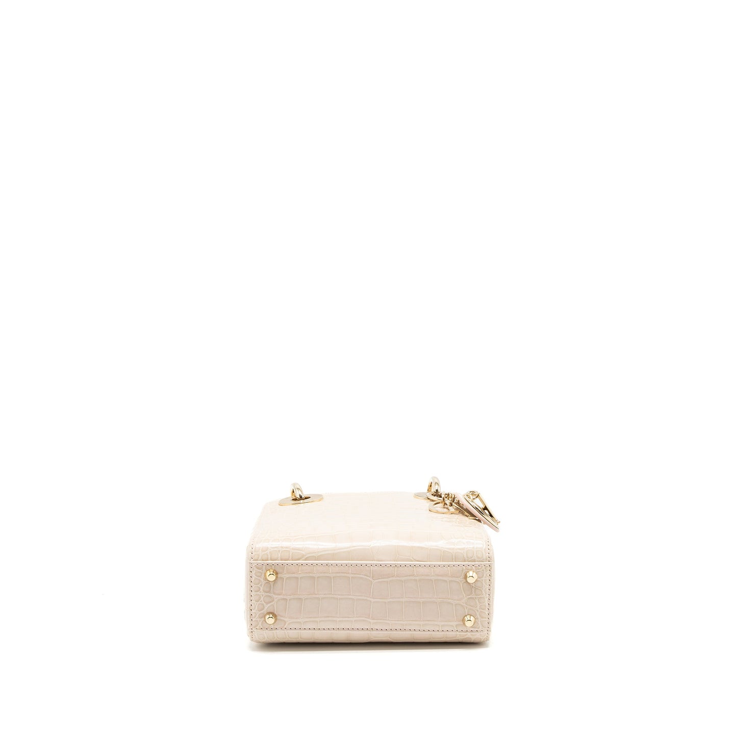 Dior Mini Lady Dior Alligator Mississippiensis Light Pink