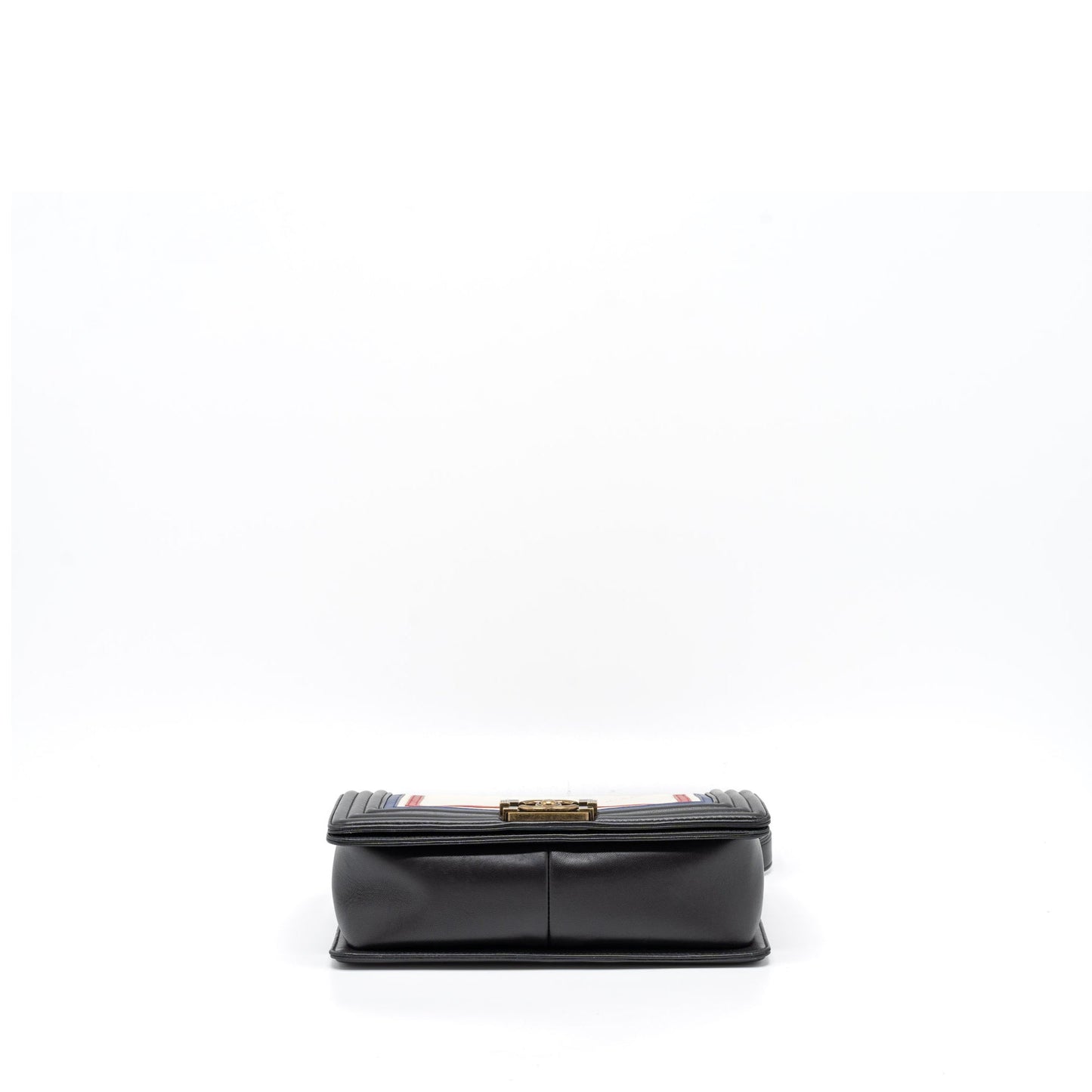 Chanel Medium Boy Bag Lambskin Multicolour Ruthenium Multicolour Hardware
