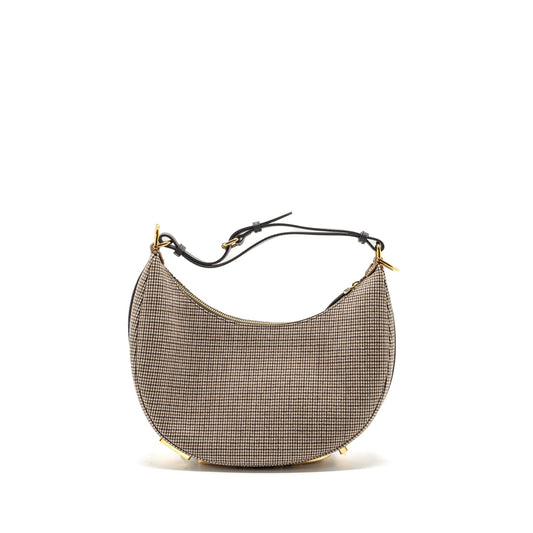 Fendi small fendigraphy Purse fabric/ leather Beige/ multicolour