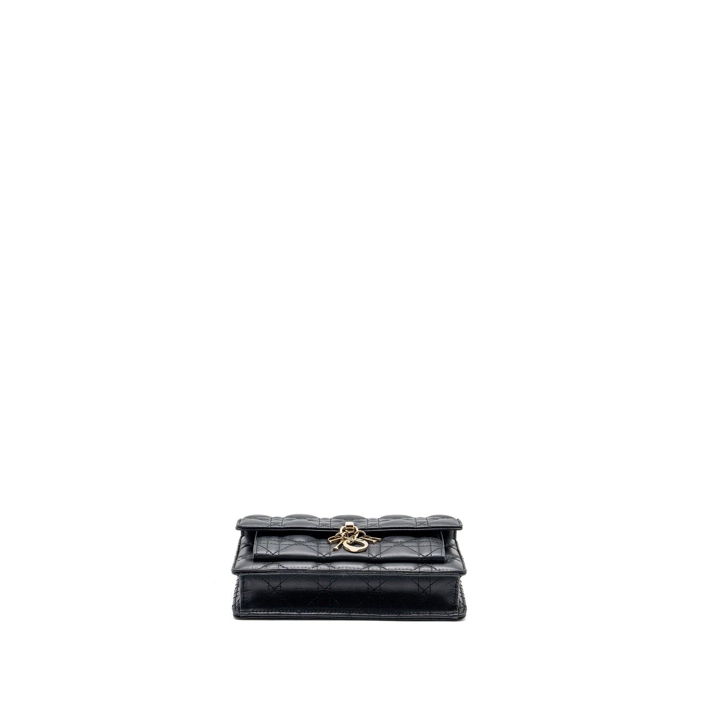 Dior My Dior Daily Chain Pouch Lambskin Black