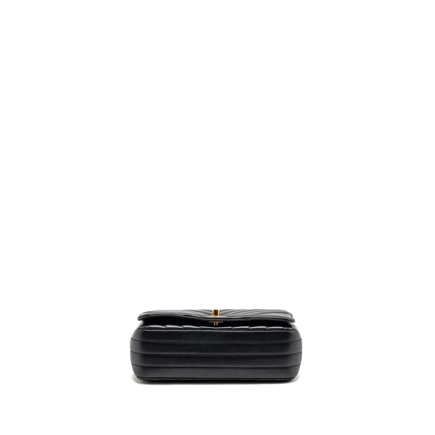 Chanel Chevron Flap bag lambskin black LGHW