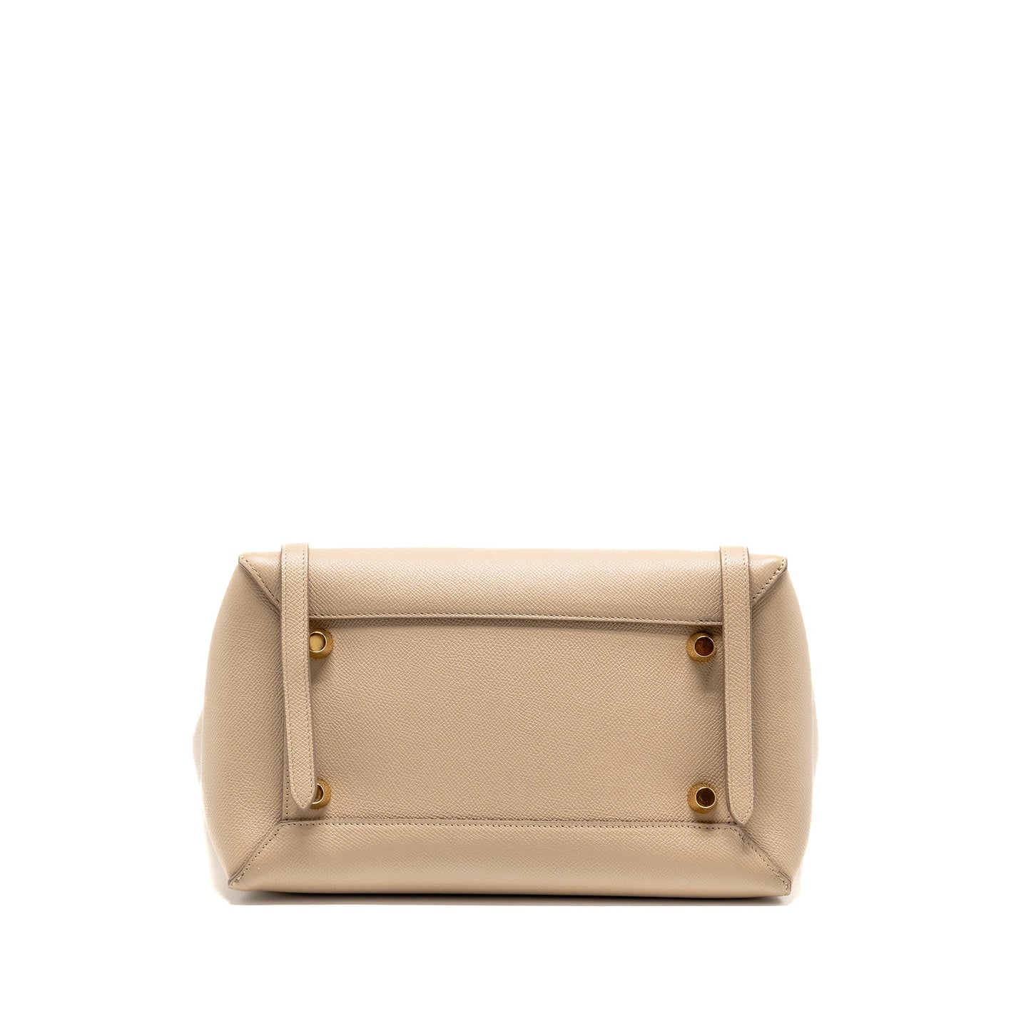 Celine Mini Belt Purse Grained Calfskin Light Taupe