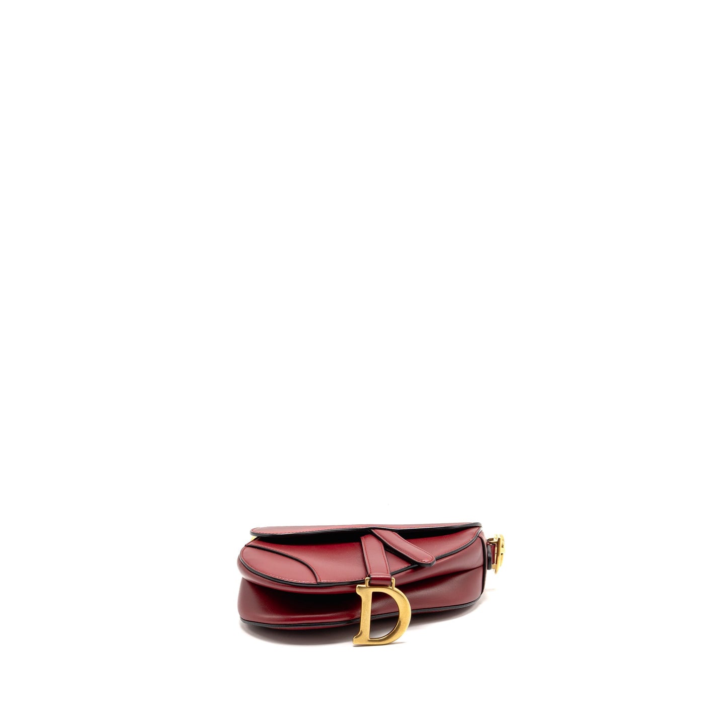Dior Mini Saddle Purse Calfskin Red