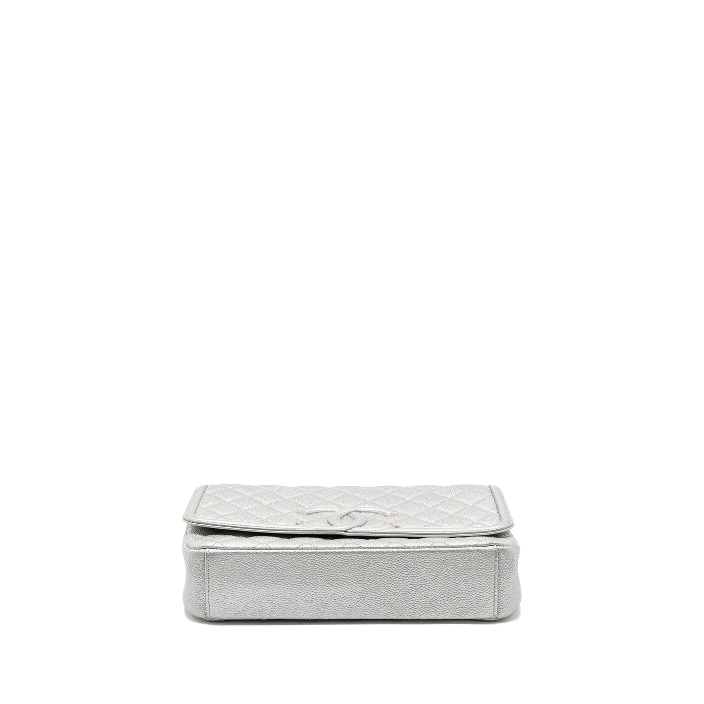 Chanel Filigree Flap Bag Caviar Silver SHW