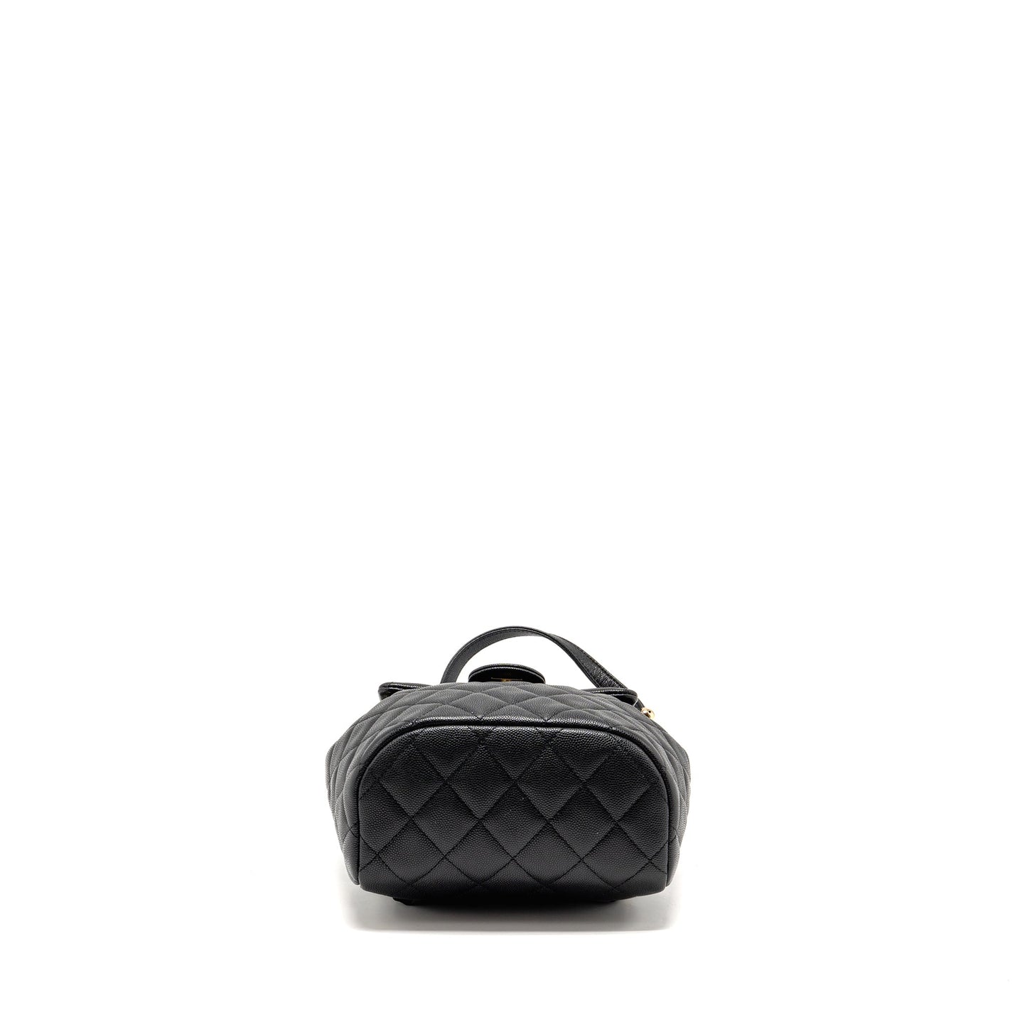 Chanel Quilted Mini Backpack Caviar Black LGHW (Microchip)