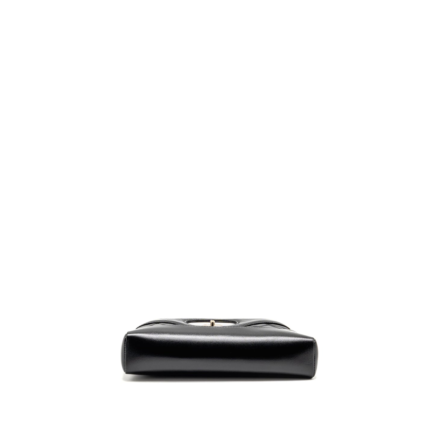 Chanel 25P Mini 31 Bag Shiny Lambskin Black LGHW (Microchip)