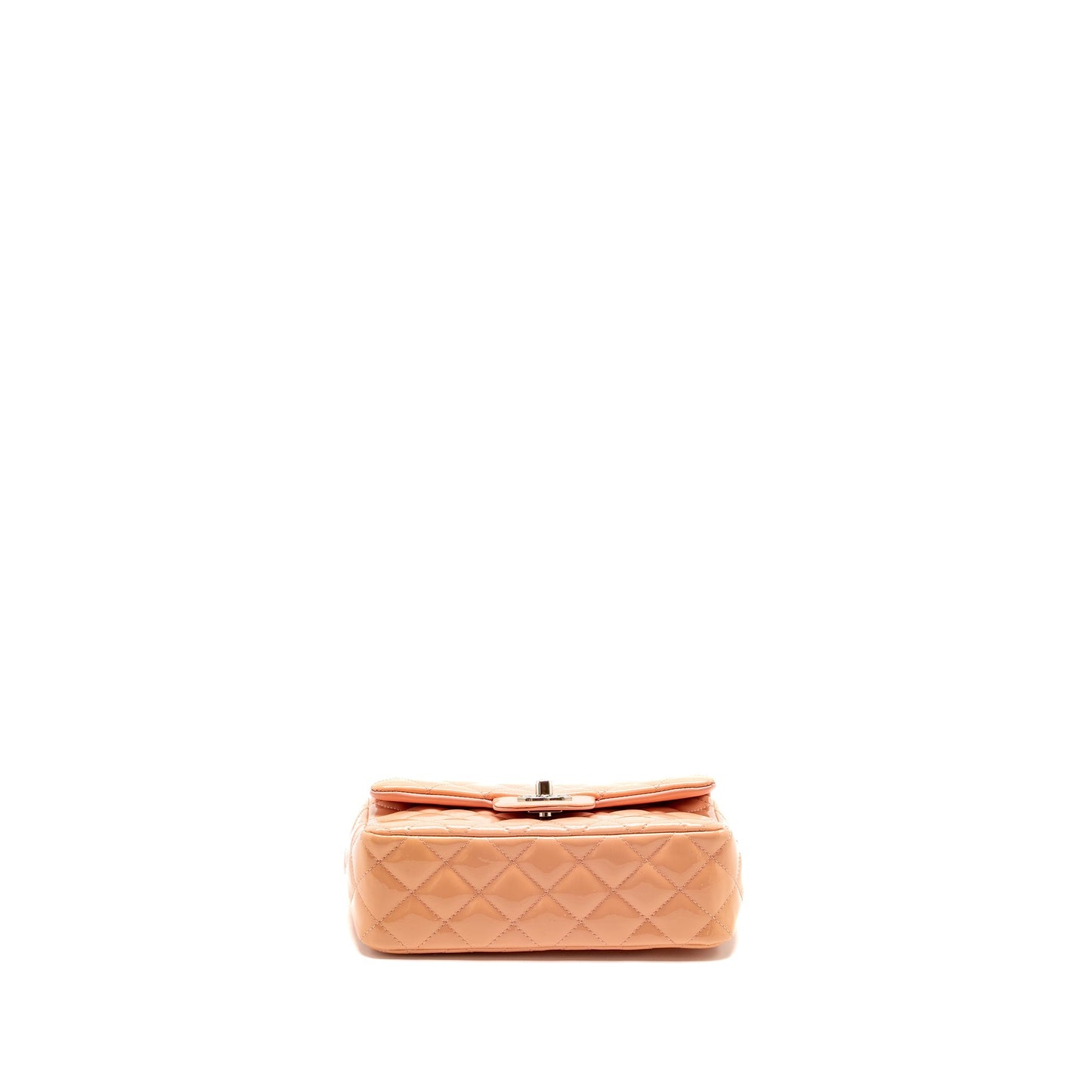 Chanel Mini Rectangular Flap Bag Patent Pink SHW