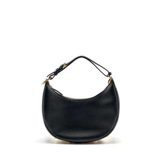 Fendi Small Fendigraphy Purse Calfskin Black