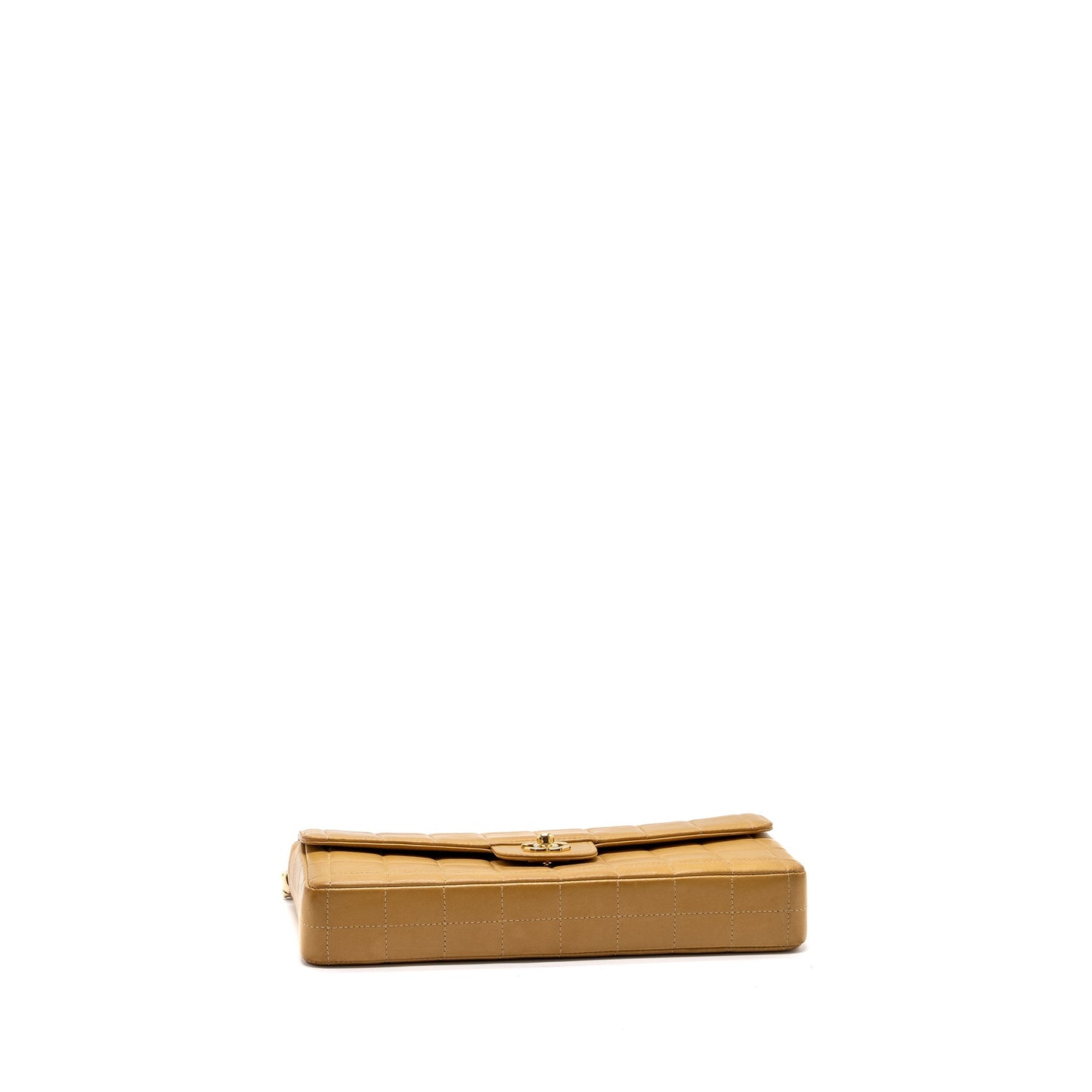 Chanel Vintage Flap Bag Dark Beige GHW