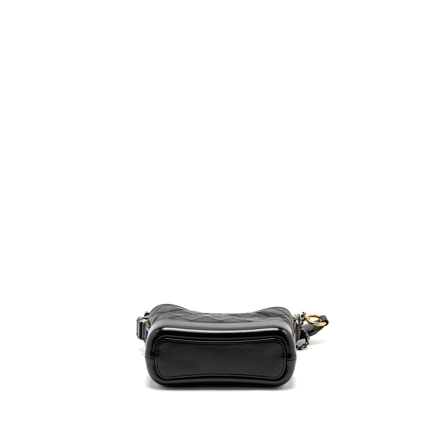Chanel Small Gabrielle hobo Bag with Top Handle calfskin black multicolour hardware