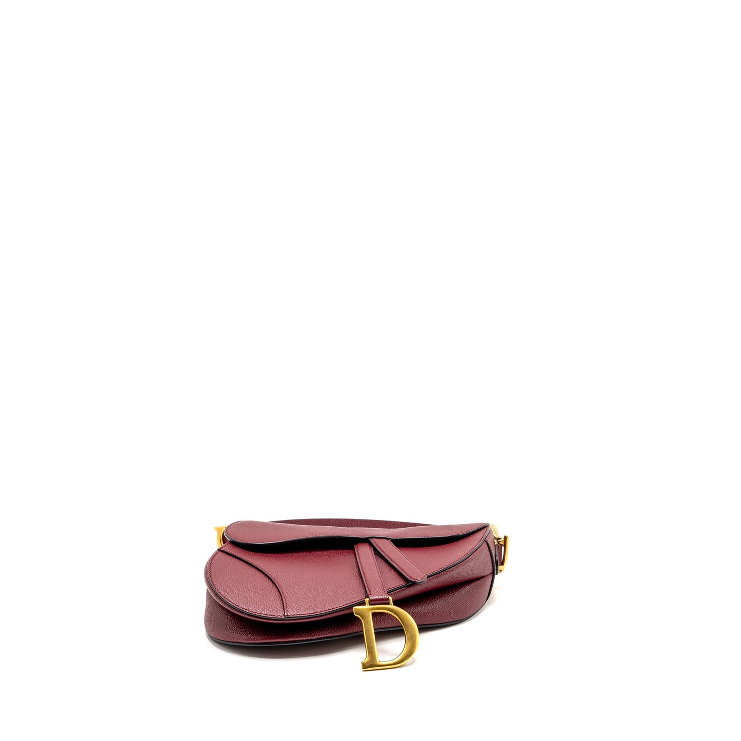 Dior Medium Saddle Purse Calfskin Red