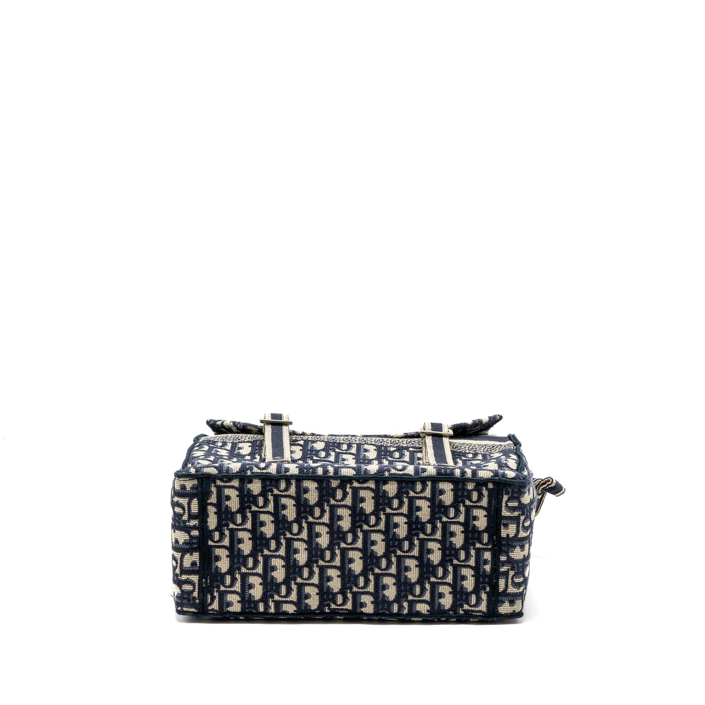 Dior diorcamp messenger Purse blue oblique embroidery